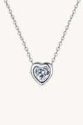 Amora Heart Moissanite Necklace