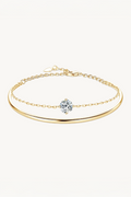Aurelia Moissanite Bangle Bracelet
