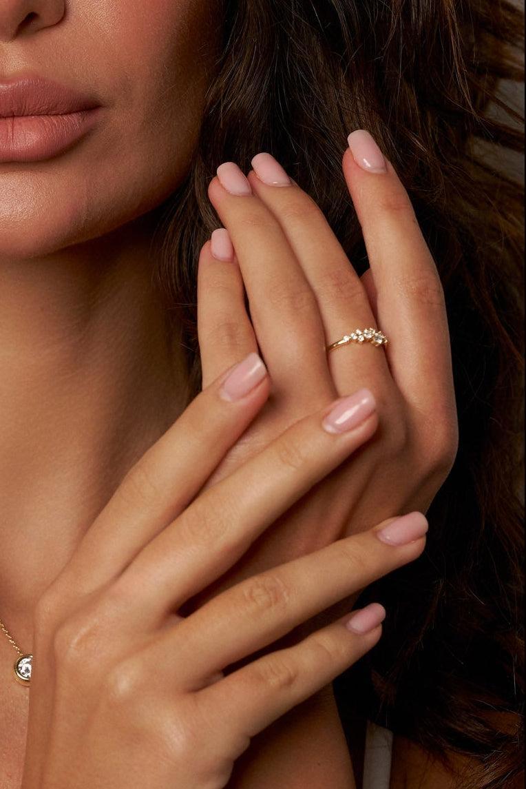 Celeste Moissanite Crown Ring